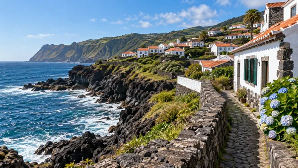 View of Povos, Portugal